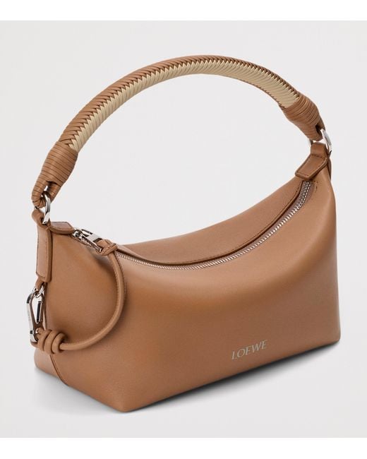 Loewe Brown Nappa Leather Cala Top-Handle Bag