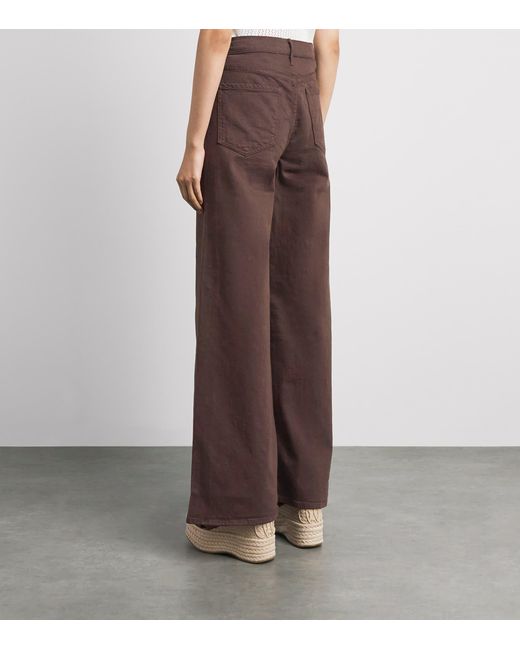 Mother Brown The Undercover Sneak Jeans