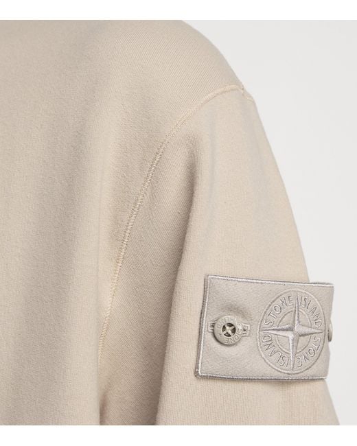 Stone Island Natural Cotton-Blend Ghost Sweatshirt for men