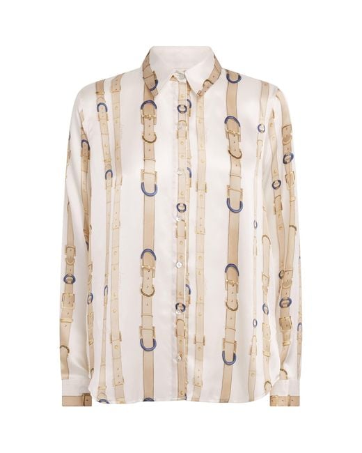 L'Agence Natural Silk Tyler Shirt