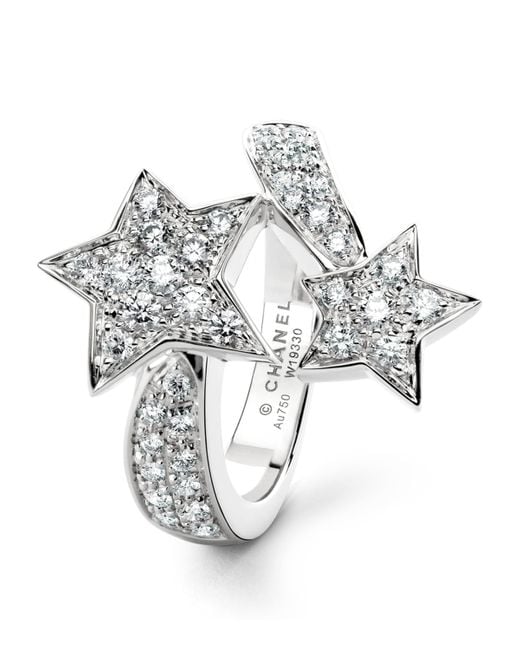 Chanel Metallic And Diamond Comète Ring for men
