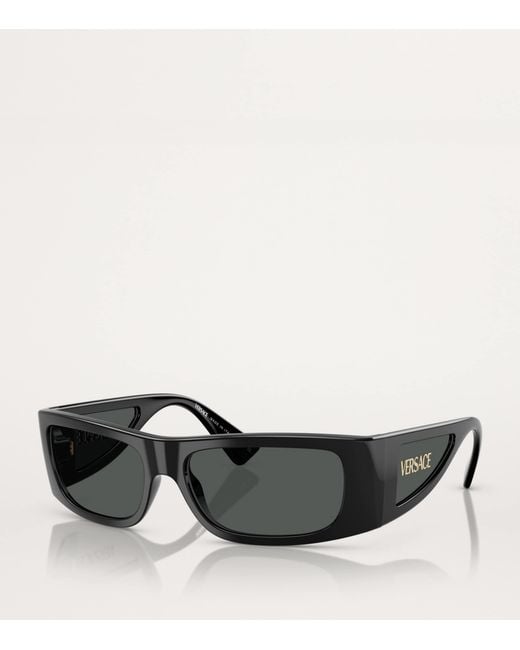 Versace Black Ve4482 Blk Shn Gry for men