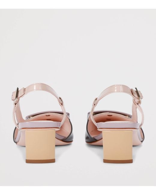 Roger Vivier Pink Belle Vivier Slingback Pumps 45