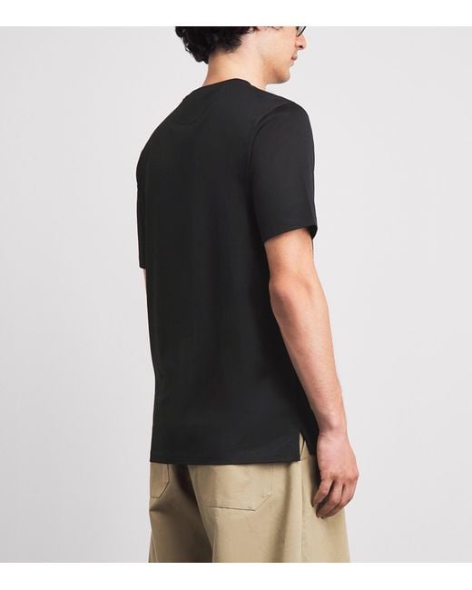 Paul Smith Black Signature Stripe Pocket T-Shirt for men