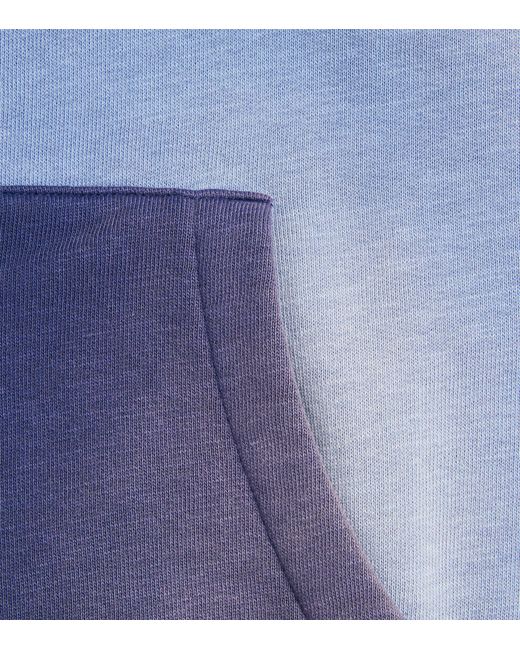 Polo Ralph Lauren Blue Cotton-blend Colour-block Hoodie for men