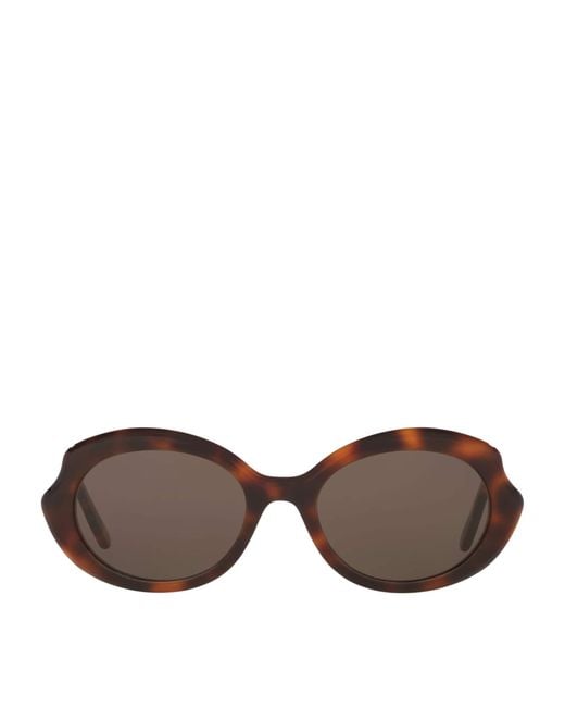 Loewe Brown Mini Oval Sunglasses