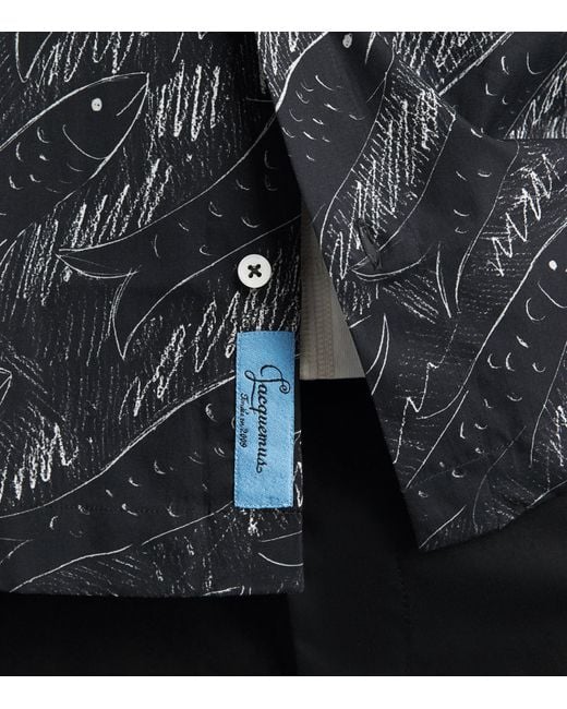 Jacquemus Black Cotton Rio Shirt for men