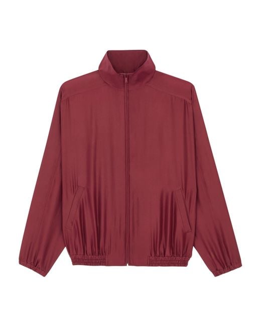 Saint Laurent Red Silk Jacket for men
