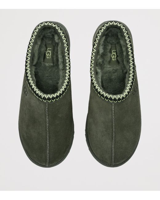 Ugg Green Suede Tasman Slippers for men