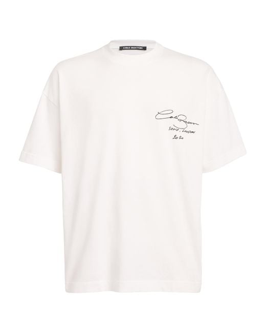 Cole Buxton White Signature T-Shirt for men