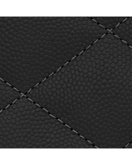 Saint Laurent Black Matelassé Bifold Wallet