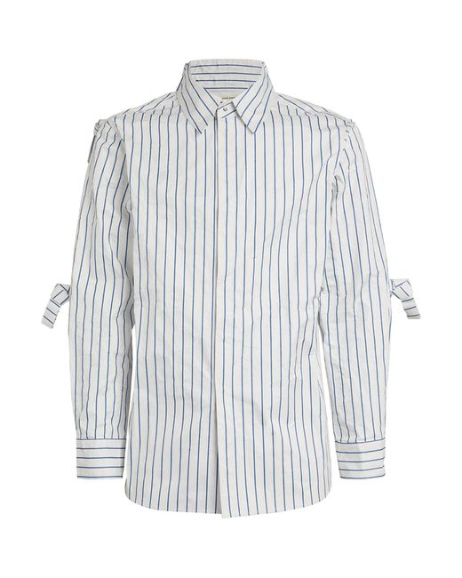 Craig Green White Striped Paper Shirt for men