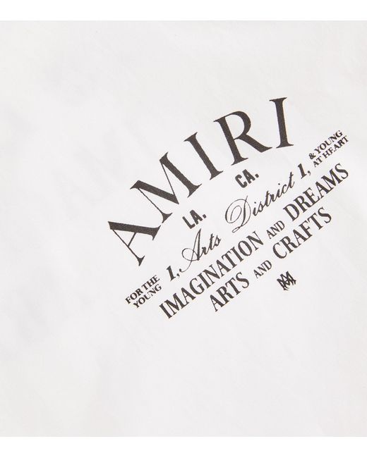 Amiri White Cotton Arts District Shirt for men