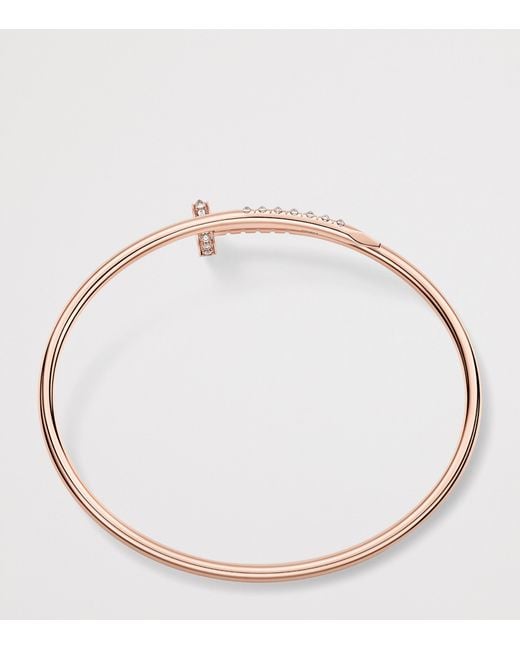 Cartier White Small And Diamond Juste Un Clou Bracelet