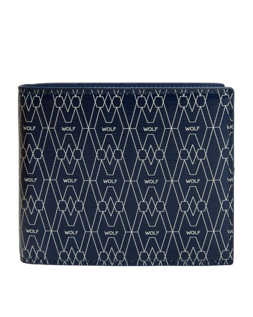 Wolf Blue Signature Billfold Wallet