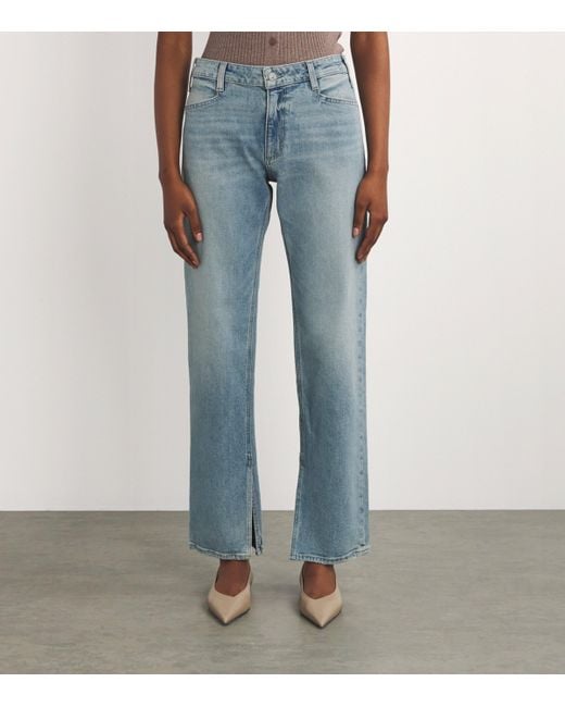 PAIGE Blue Celeste Straight Jeans