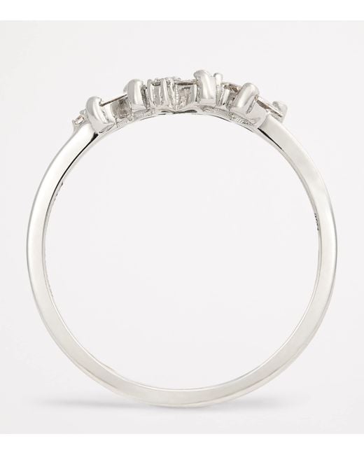 Suzanne Kalan Metallic And Diamond Frenzy Cluster Ring