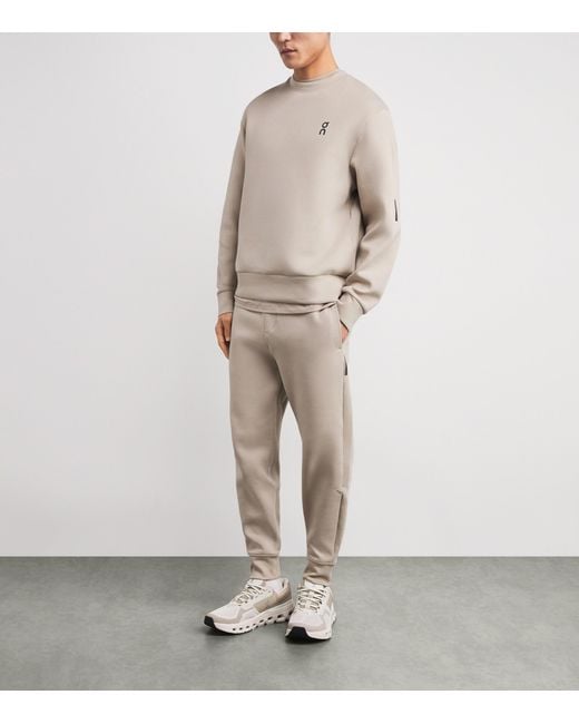 On Shoes Natural Focus Tech Sweatshirt for men