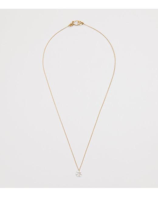 Sophie Bille Brahe Metallic And Pearl Starry Night Luna Perle Necklace