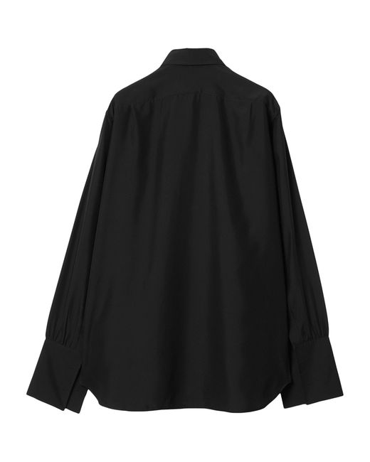 Burberry Black Silk Shirt