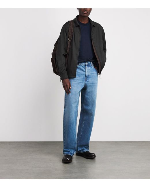 Maurizio Baldassari Black Stretch-Wool Overshirt for men