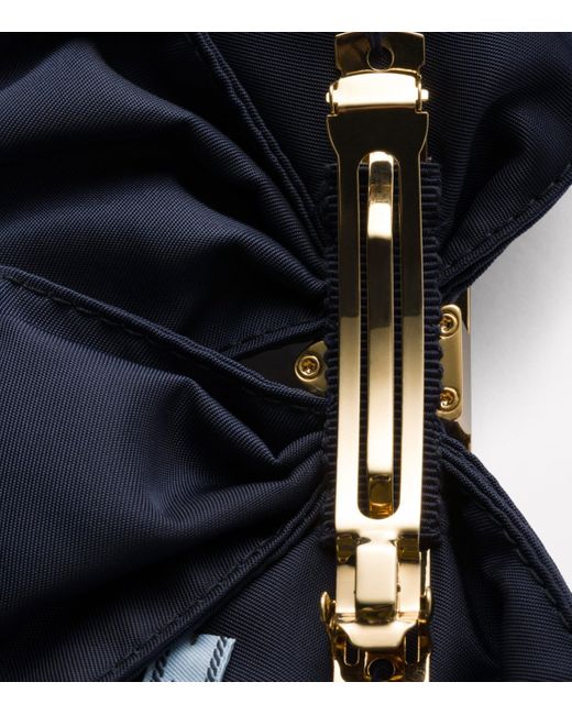 Prada Blue Re-Nylon Hair Clip