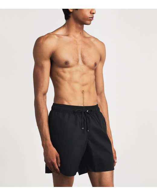 Amiri Black Ma Core Logo Swim Shorts for men