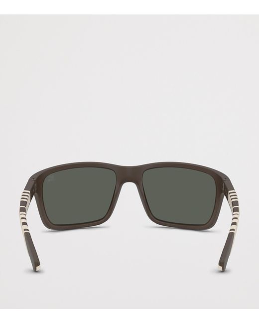 Burberry Natural Injected Be4483 Rectangle Sunglasses for men