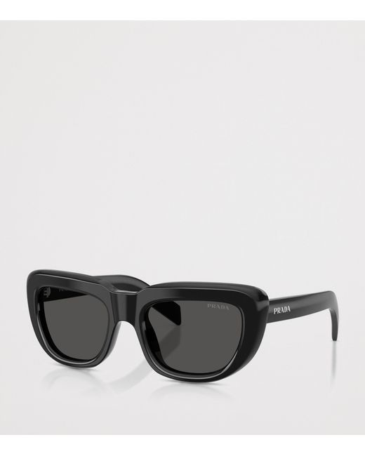 Prada Black Pr D07S Rectangle Sunglasses