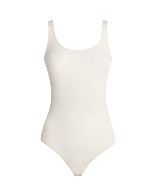 Wolford White Cotton-Blend Jamaika Bodysuit