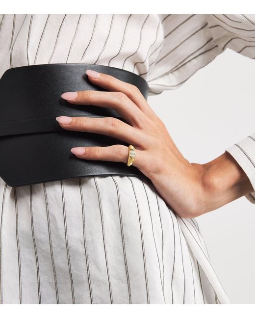 Jade Trau Metallic And Diamond Frankie Vanguard Ring