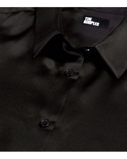 The Kooples Black Silk Shirt