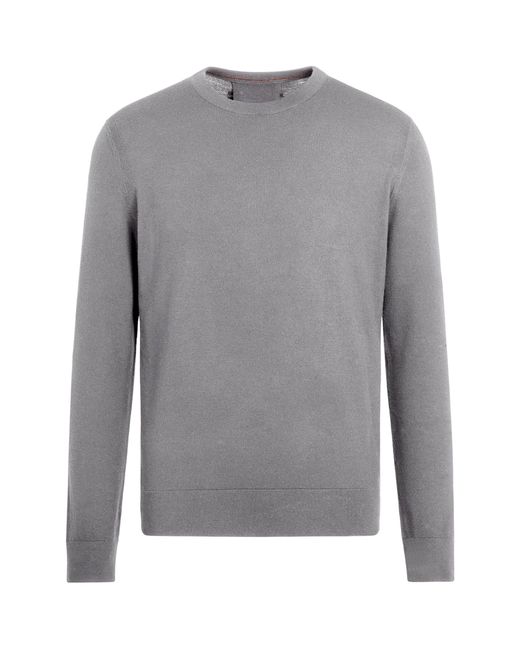 Zegna Gray Wool 12milmil12 Sweater for men