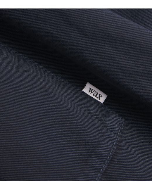Wax London Blue Organic Cotton Kirt Trousers for men