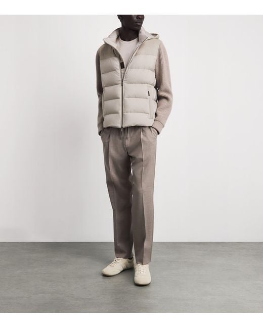 Moorer Natural Down Allori Hybrid Jacket for men