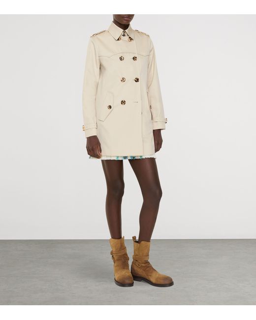 Burberry Natural Cotton Summerside Trench Coat