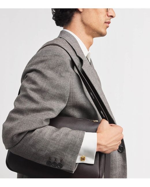 Tateossian Metallic Plated And Garnet Graffiato Cufflinks for men