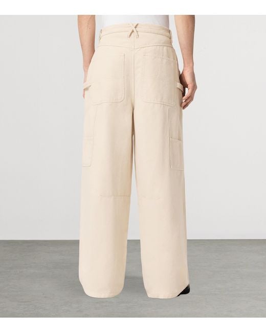 AllSaints Natural Organic Cotton Jackson Barrel Trousers for men
