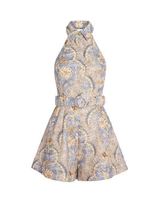 Zimmermann White Linen Awaken Playsuit