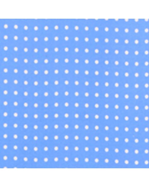 Tom Ford Blue Silk Polka Dot Print Scarf for men