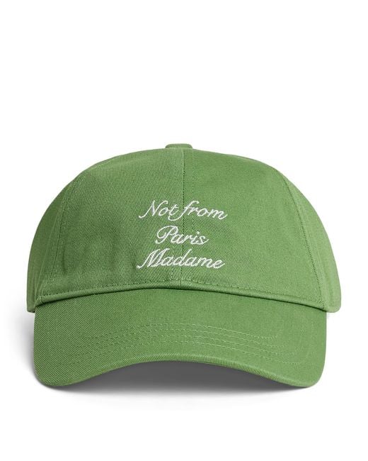 Drole de Monsieur Green Cotton La Casquette Baseball Cap for men