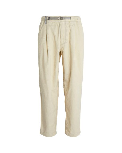 Slim Fit Corduroy trousers - White - Men | H&M IN