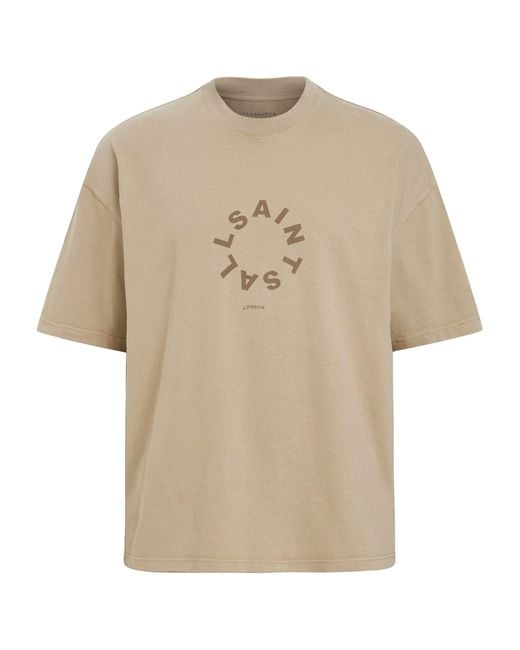 AllSaints Natural Organic Cotton Tierra T-shirt for men