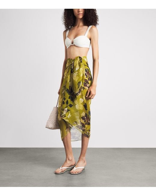 Away That Day Yellow Santorini Sarong