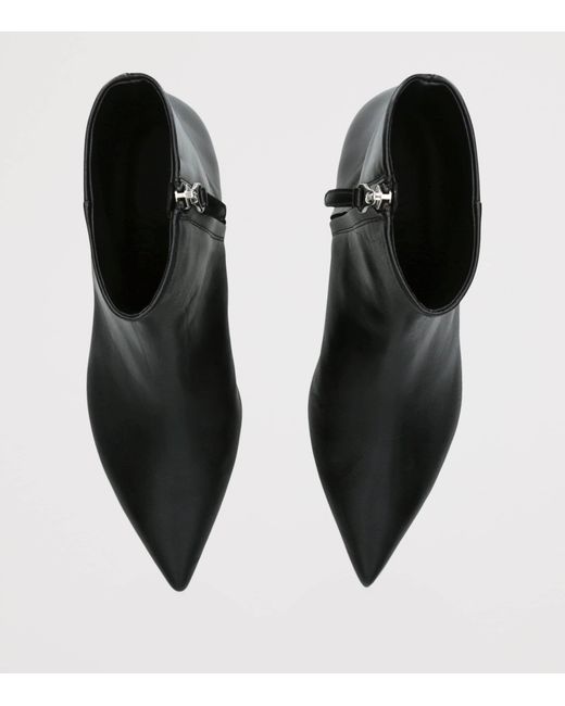Aeyde Black Leather Sofie Heeled Boots 35