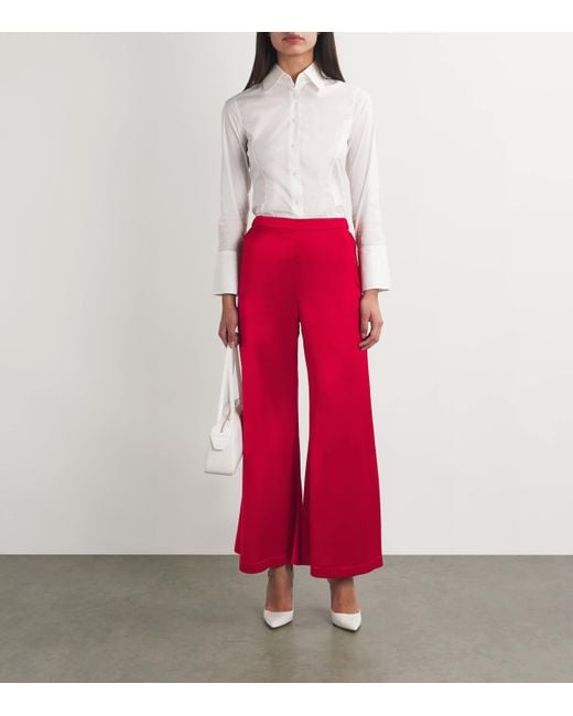 By Malene Birger Satin Lucee Flared Trousers