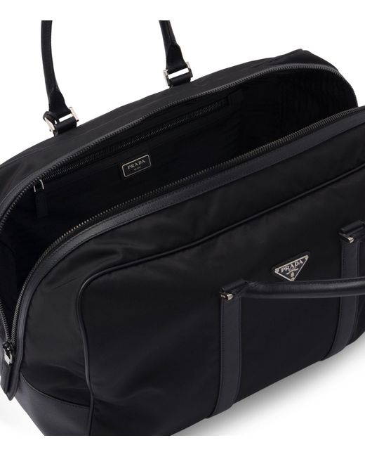 Prada Black Re-nylon Duffle Bag