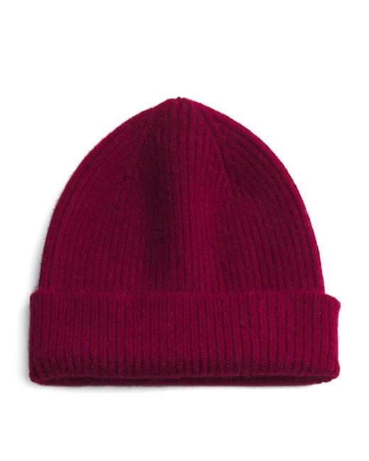 Le Bonnet Red Lambswool-Caregora Classic Beanie