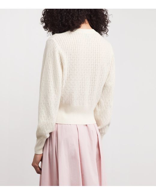 LeKasha White Organic Cotton Gaya Cardigan