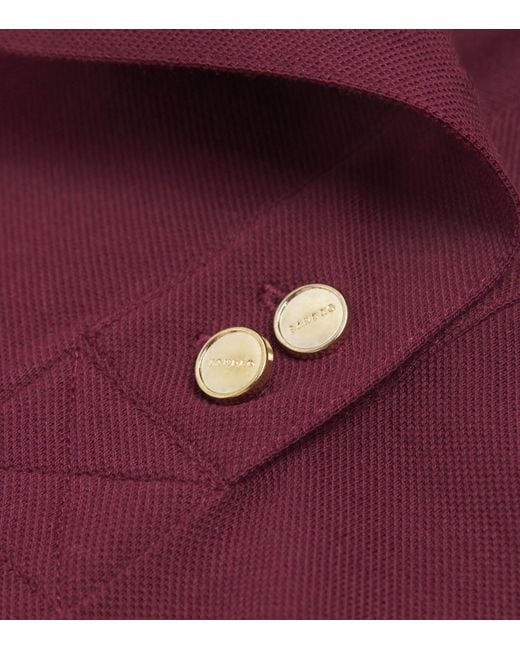 Sandro Red Cotton Polo Shirt